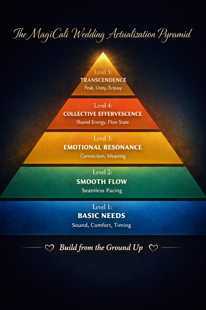 WAP Level 1: Basic Needs
WAP Level 2: Smooth Flow
WAP Level 3: Emotional Resonance
WAP Level 4: Collective Effervescence
WAP Level 5: Transcendence